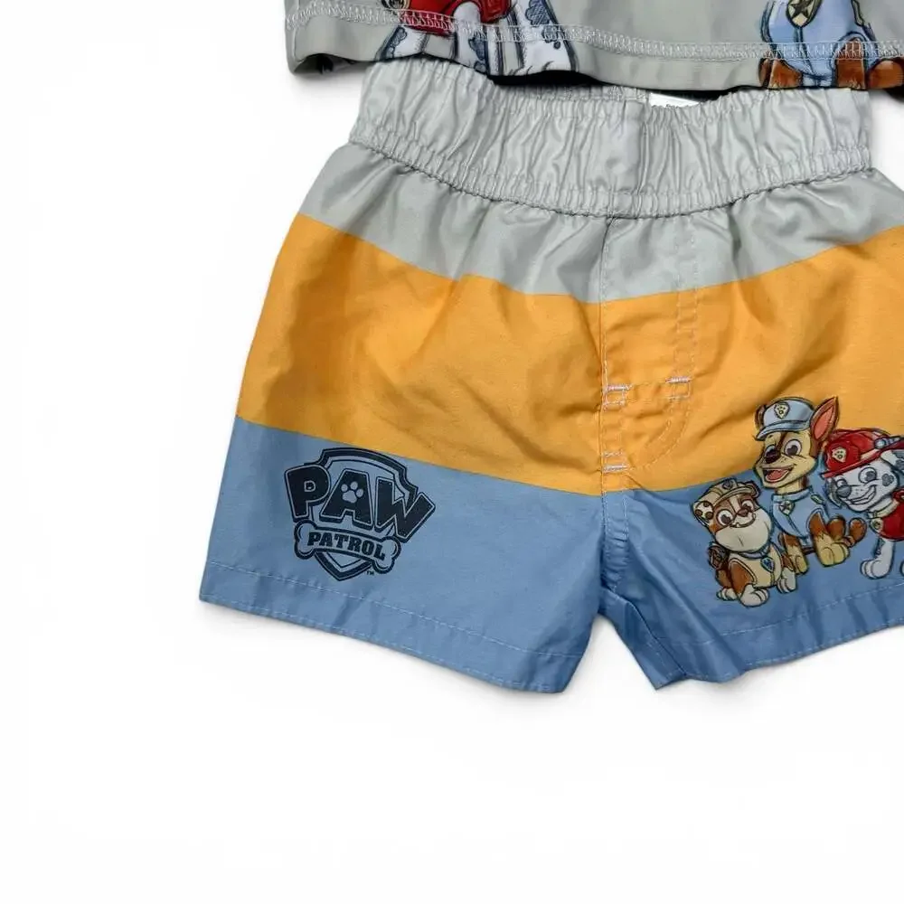 Paw Patrol Toddler Boy 12M 2-Piece Short Sleeve and Swim Shorts Set